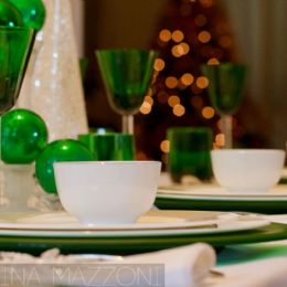 Tavola Natale verde speranza